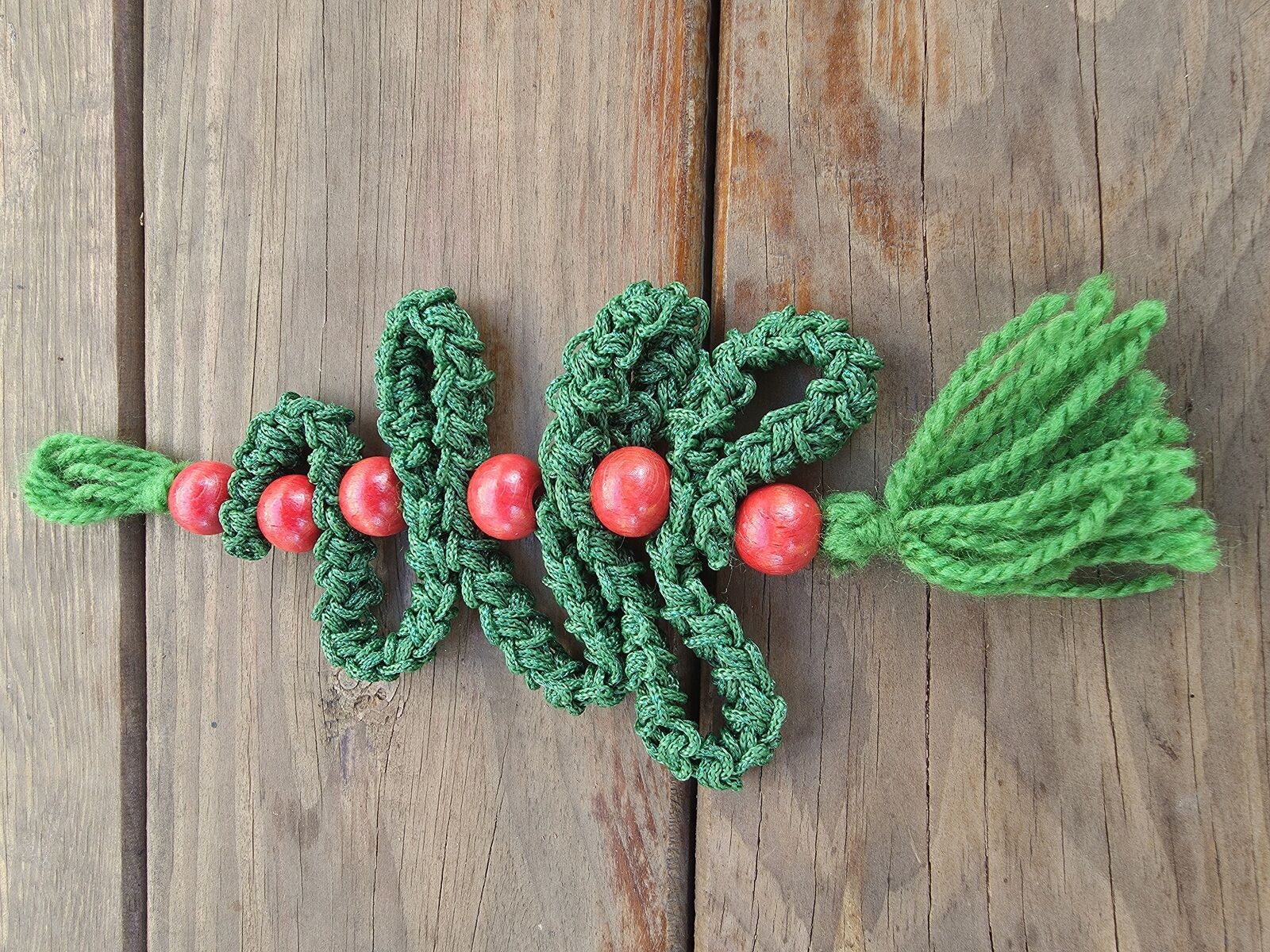 Örgü Ağaç Süsleri