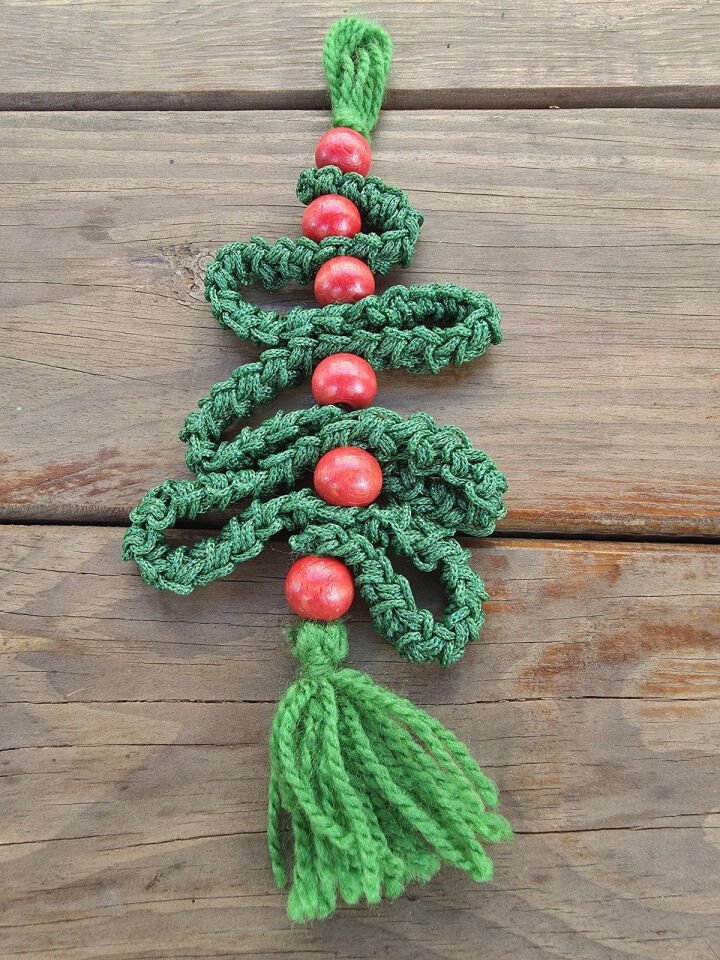 Örgü Ağaç Süsleri