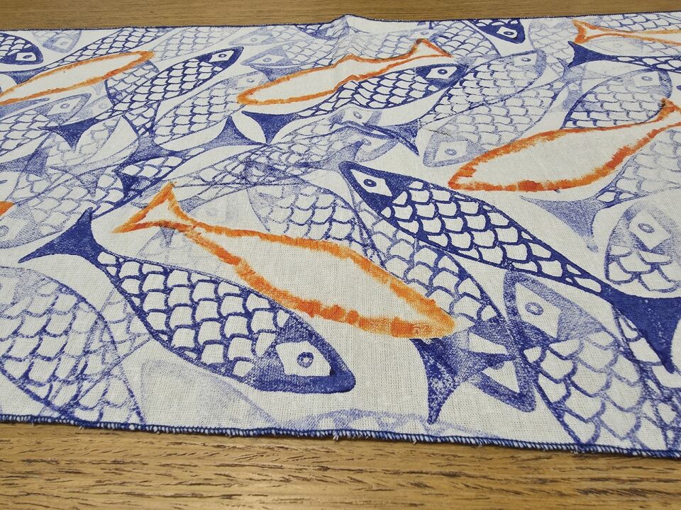 Balık Temalı Çok Amaçlı Örtü