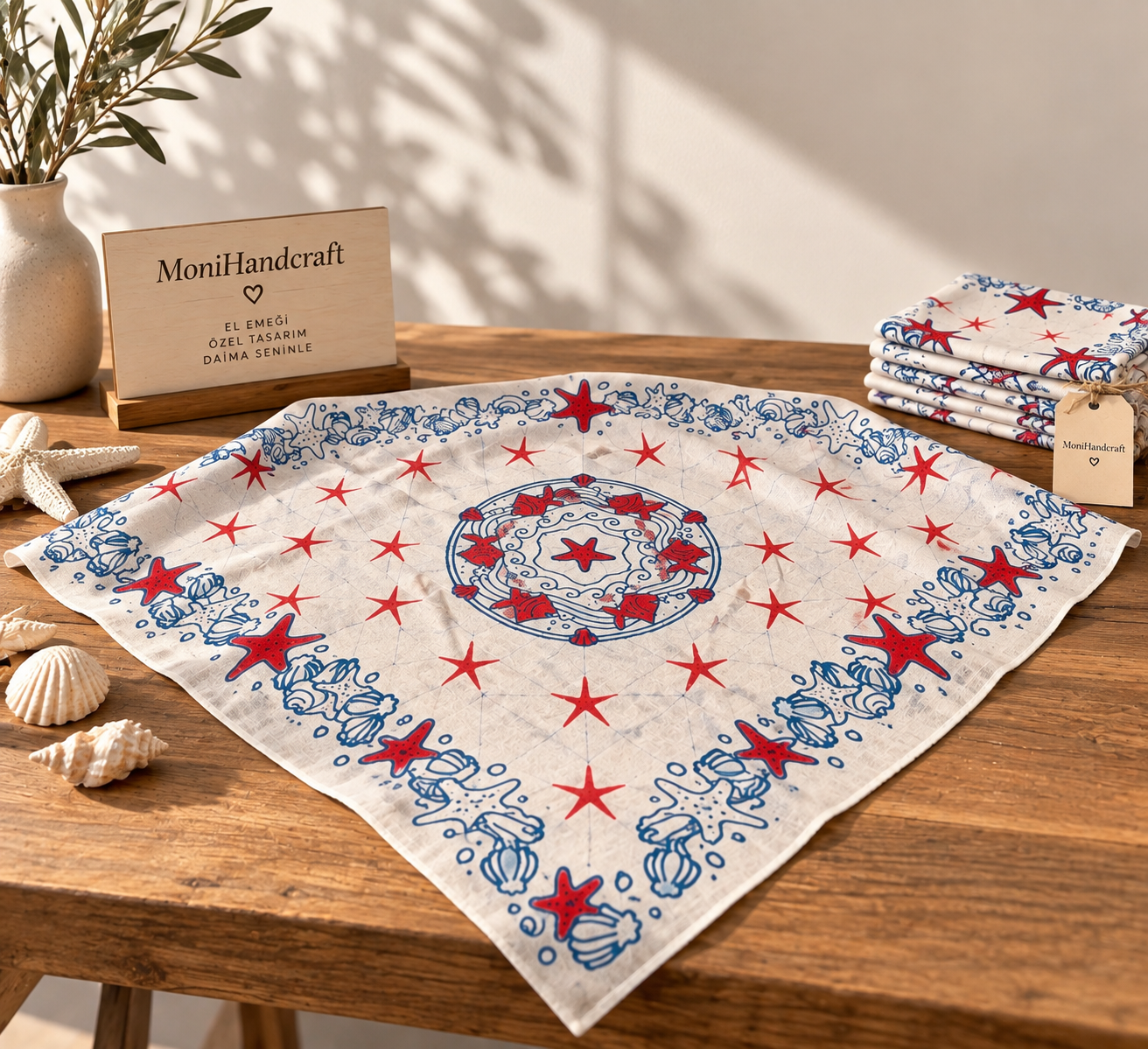 Deniz Temalı Bandana