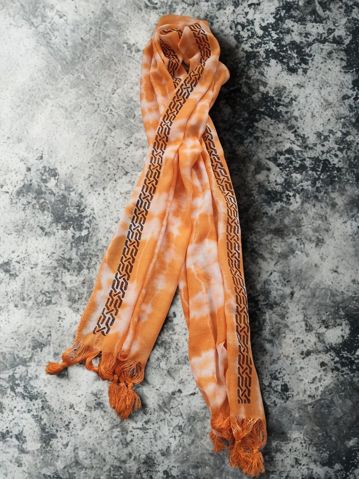 Shibori Dar/Geniş Fular/Şal1