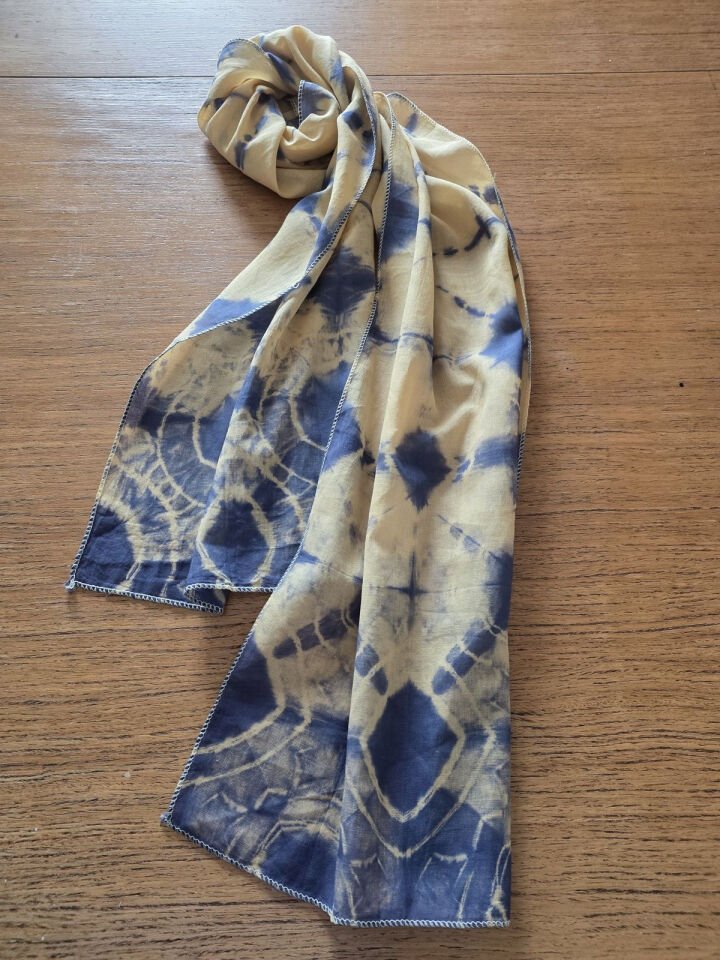 Shibori Dar/Geniş Fular/Şal3