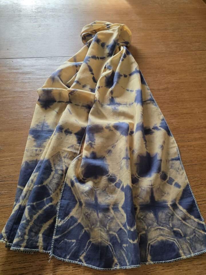 Shibori Dar/Geniş Fular/Şal3