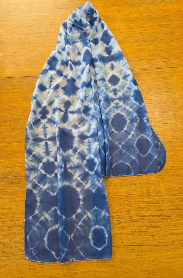 Shibori Dar/Geniş Fular/Şal4