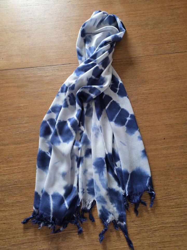 Shibori Dar/Geniş Fular/Şal6