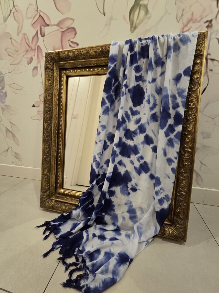 Shibori Dar/Geniş Fular/Şal6