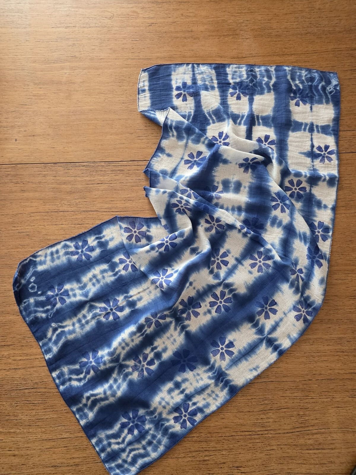 Shibori Dar/Geniş Fular/Şal11