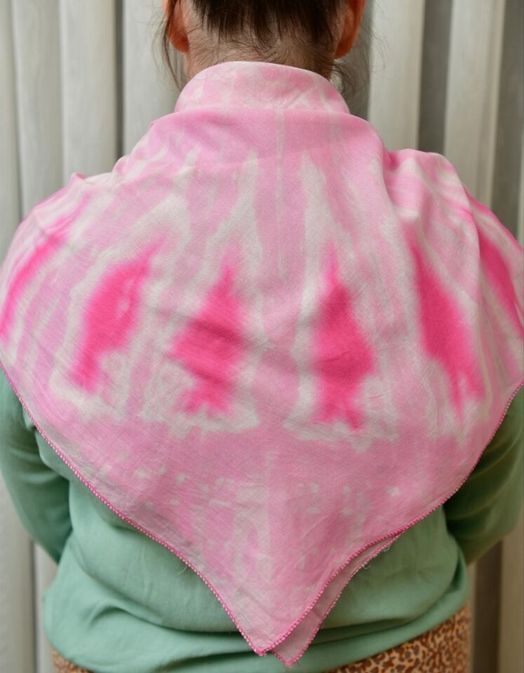 Shibori Dar/Geniş Fular/Şal13