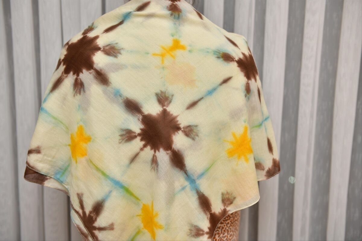 Shibori Dar/Geniş Fular/Şal14