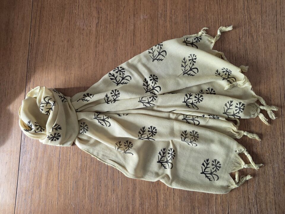 Tahta baskı Dar/Geniş Fular/Şal15