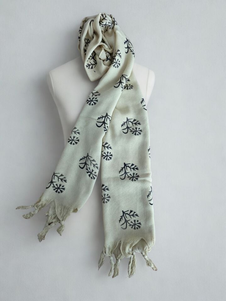 Tahta baskı Dar/Geniş Fular/Şal15