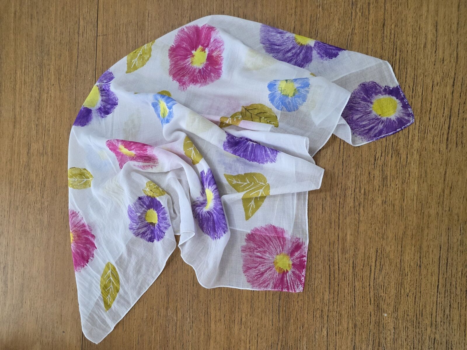 Tahta baskı Dar/Geniş Fular/Şal21