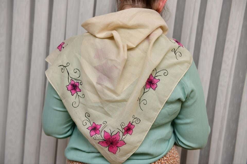 Tahta baskı Dar/Geniş Fular/Şal23